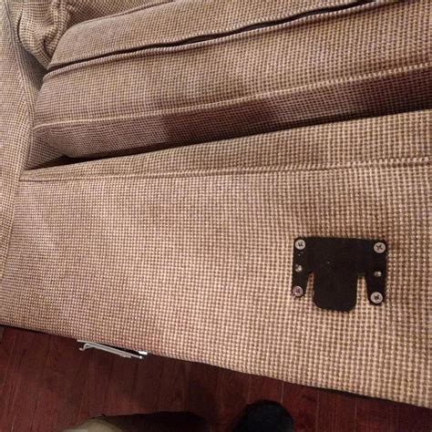 chair put together with metal bracket|metal sectional couch connectors.